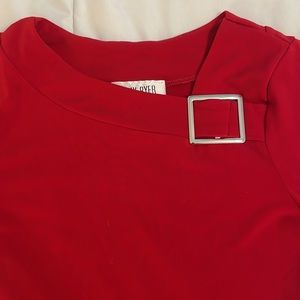 Amy Byer blouse red girls